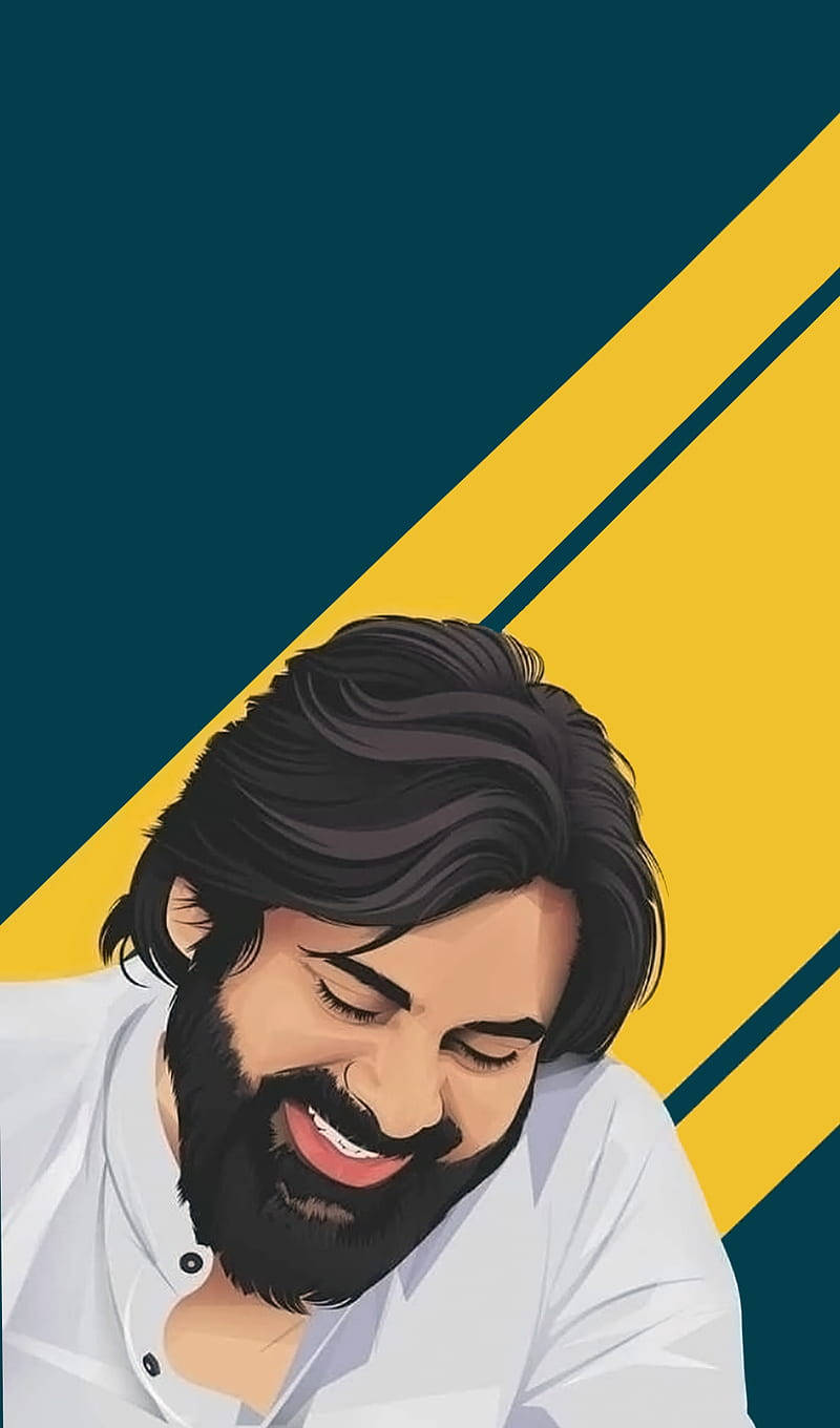 Janasena Party, yellow, teal, HD Phone Wallpaper