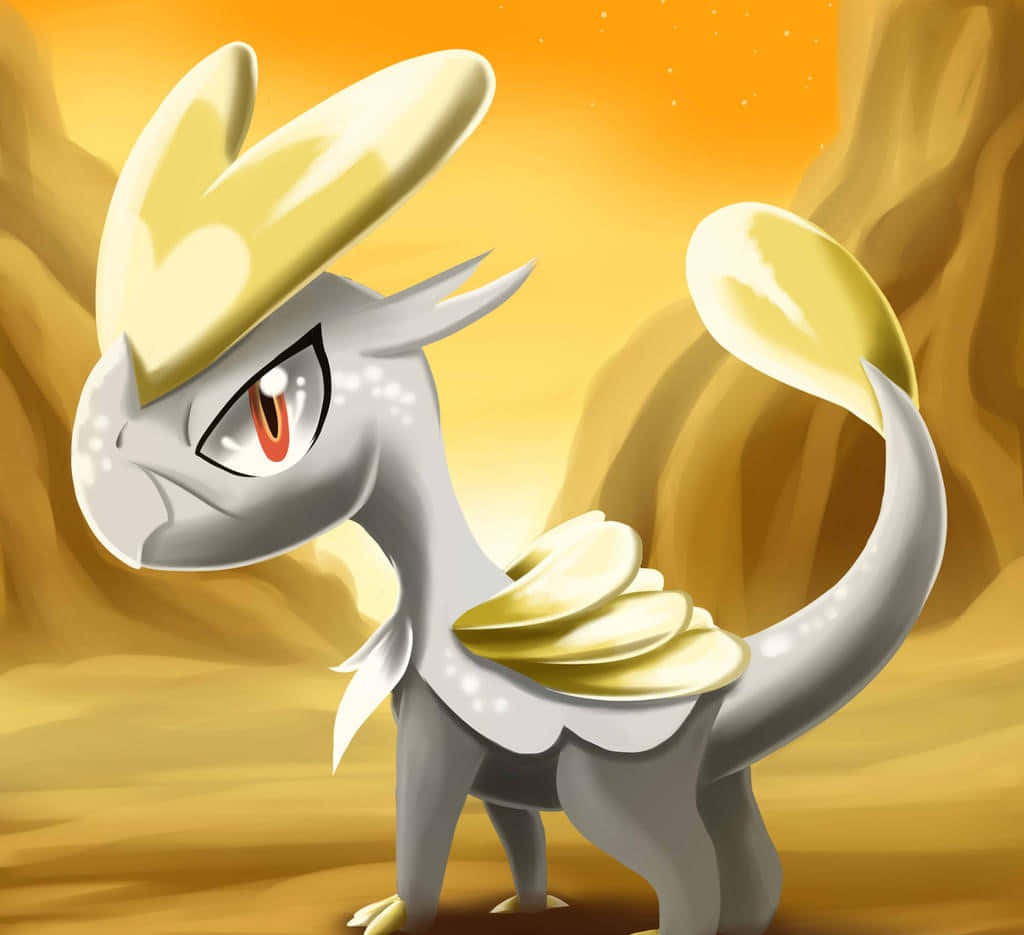 Jangmo-o, silver, golden wing-like fins, SD Desktop Wallpaper