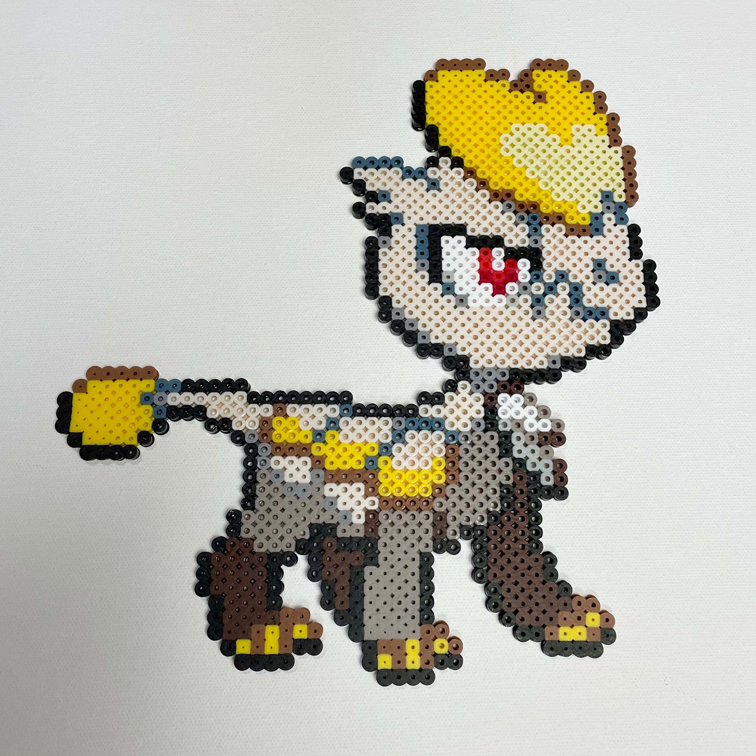Jangmo-o, bead art, pixel-art, 2K Desktop Wallpaper