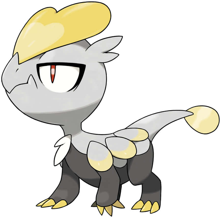 Jangmo-o, gray, yellow, SD Desktop Wallpaper
