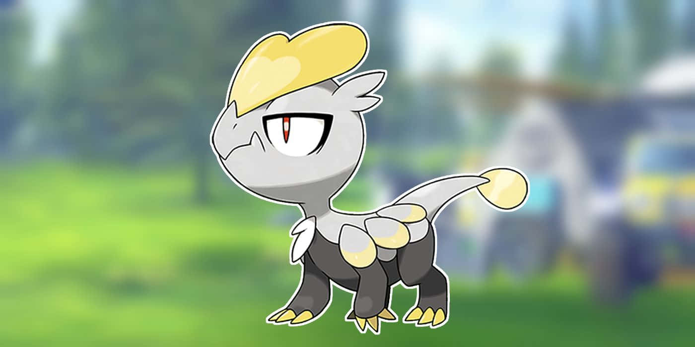 Jangmo-o, gray body, yellow tufted head, HD Desktop Wallpaper
