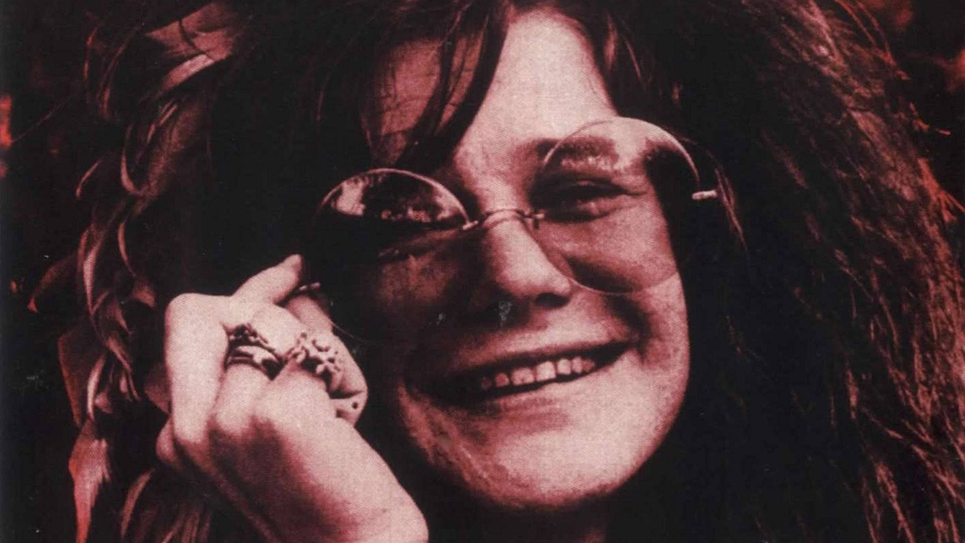 Janis Joplin, vintage photograph, long dark hair, Full HD Desktop Wallpaper
