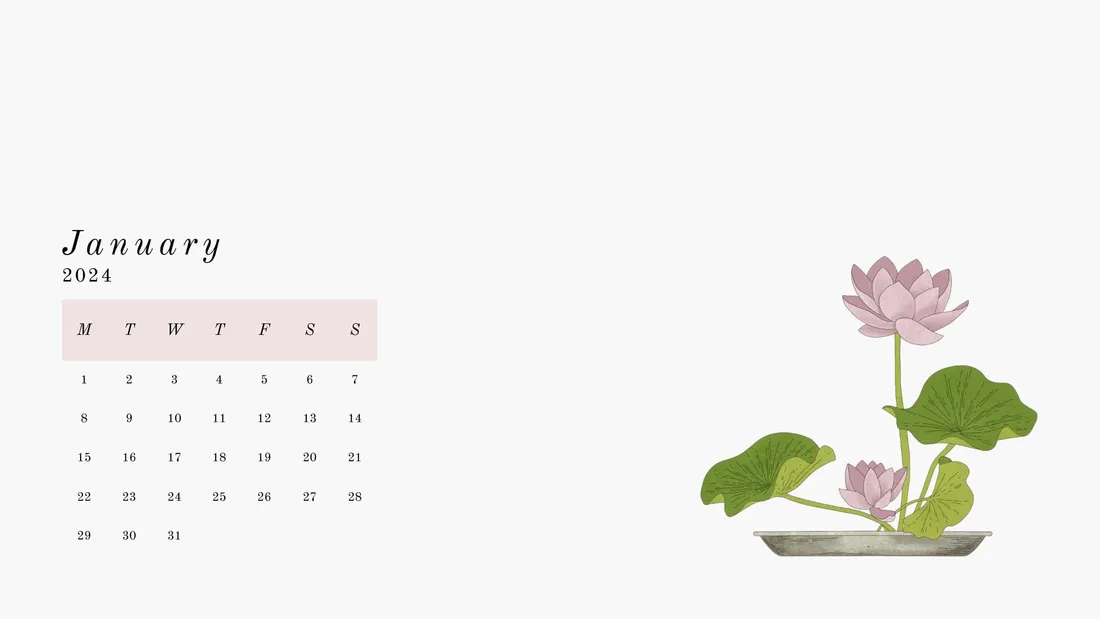 January 2024 Calendar