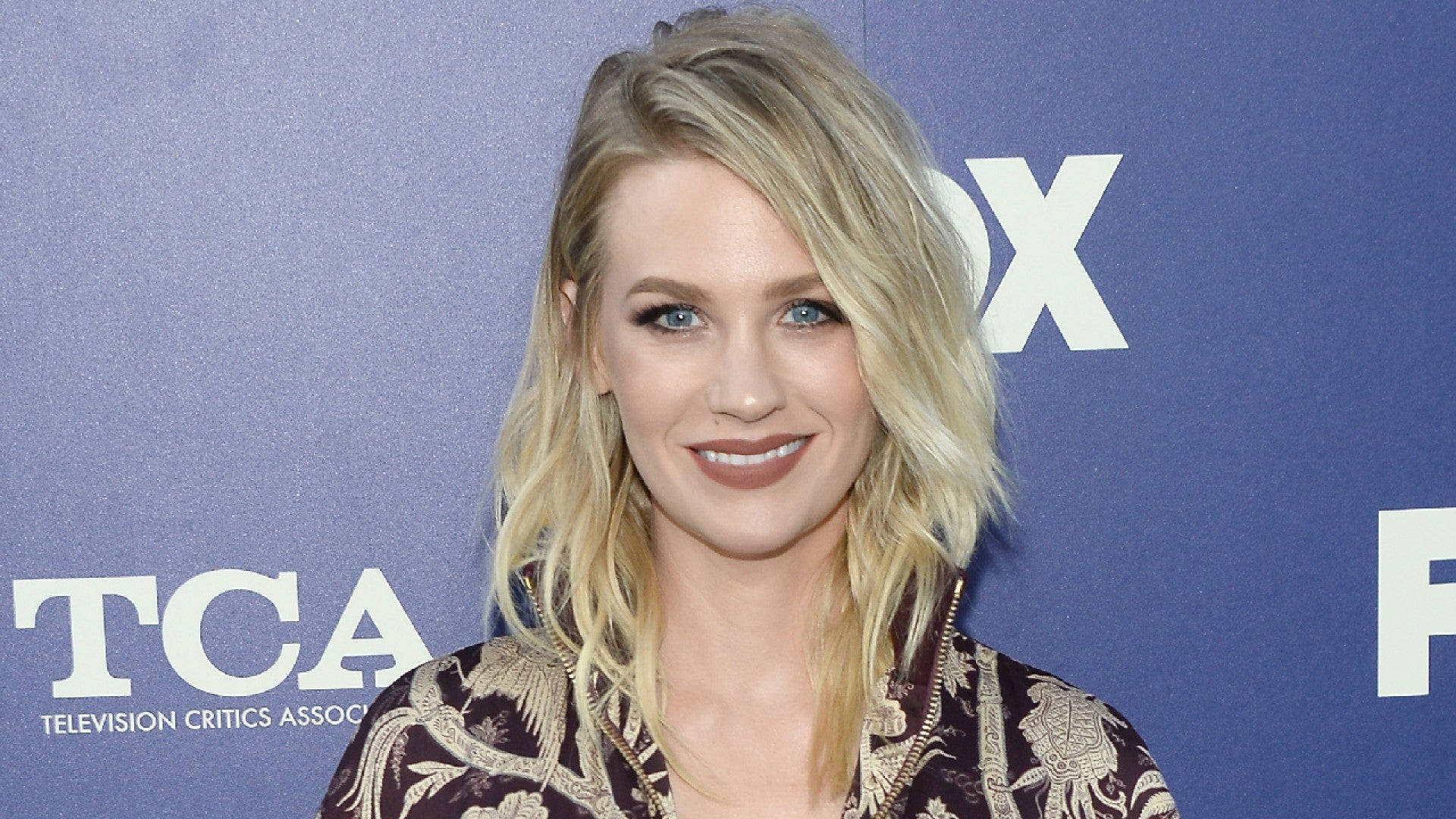 January Jones, red carpet look, blonde woman, Full HD Desktop Wallpaper