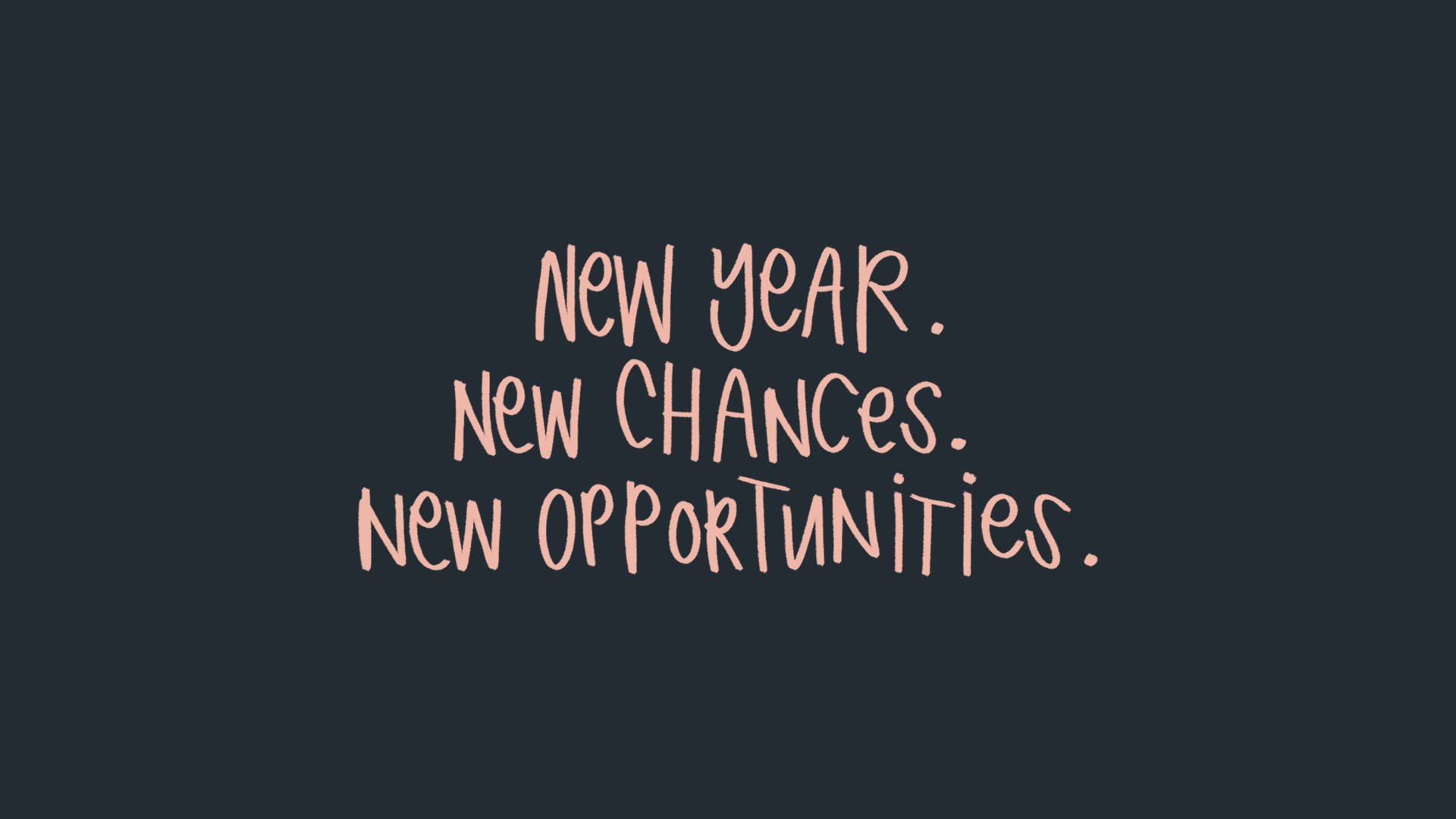 January, New Year, handwritten pink text, Full HD Desktop Wallpaper