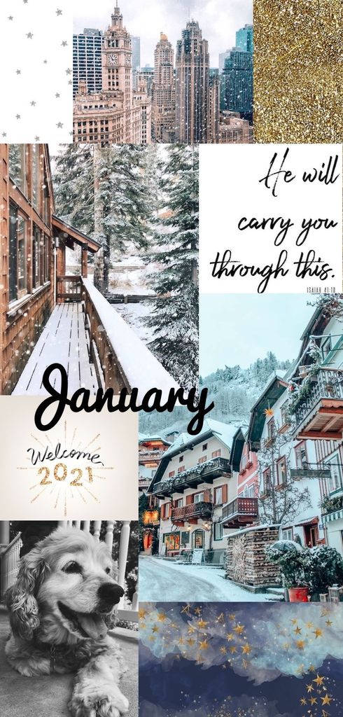 January, Bible quote, snowy cityscapes, SD Phone Wallpaper