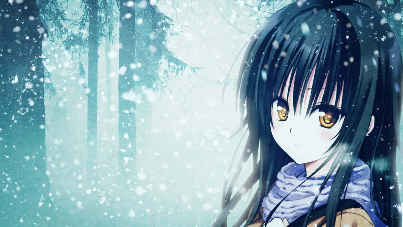 Japanese Culture, anime girl, dark hair, HD Desktop Wallpaper