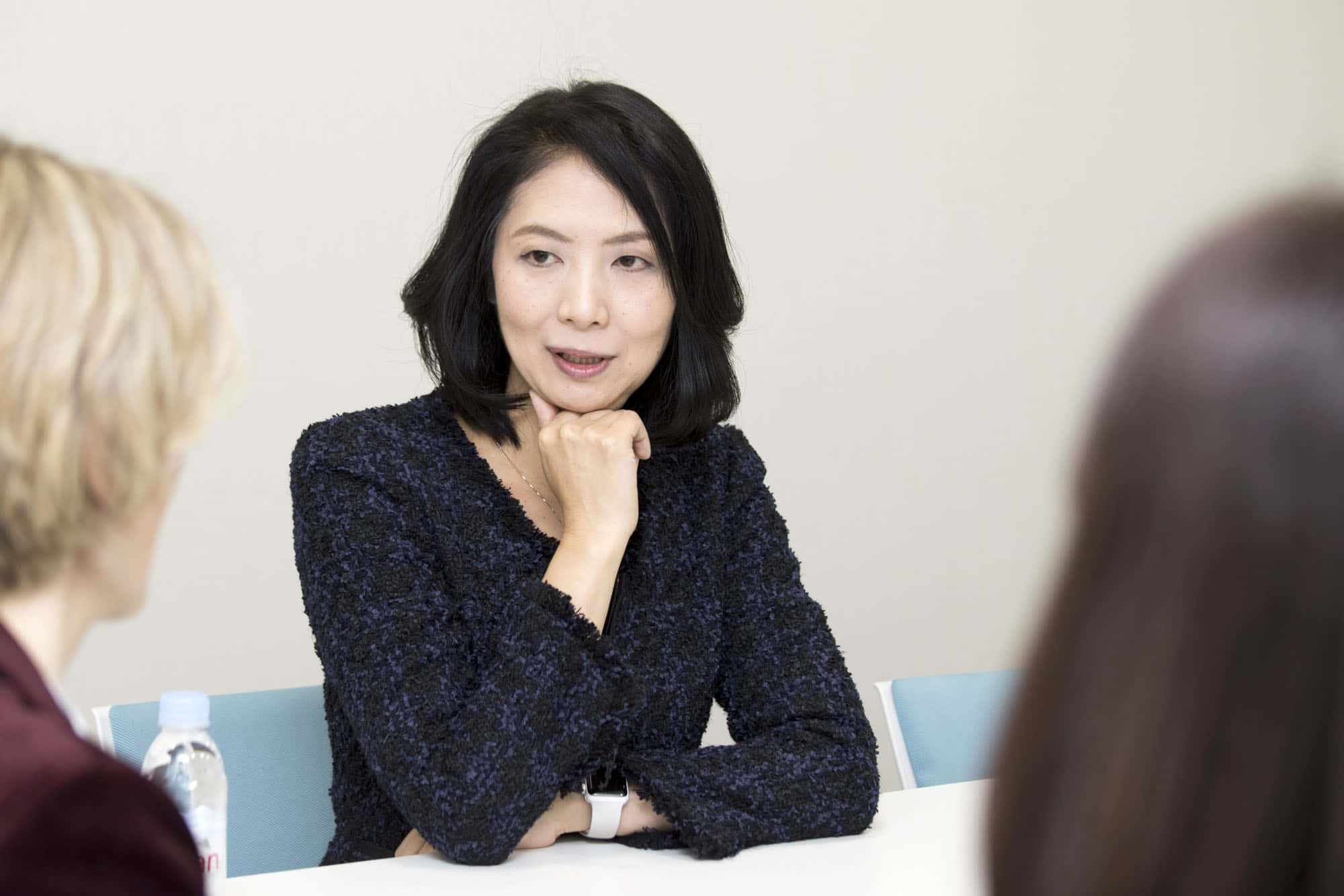 Japanese Corporate Women, dark hair, meeting, Full HD Desktop Wallpaper