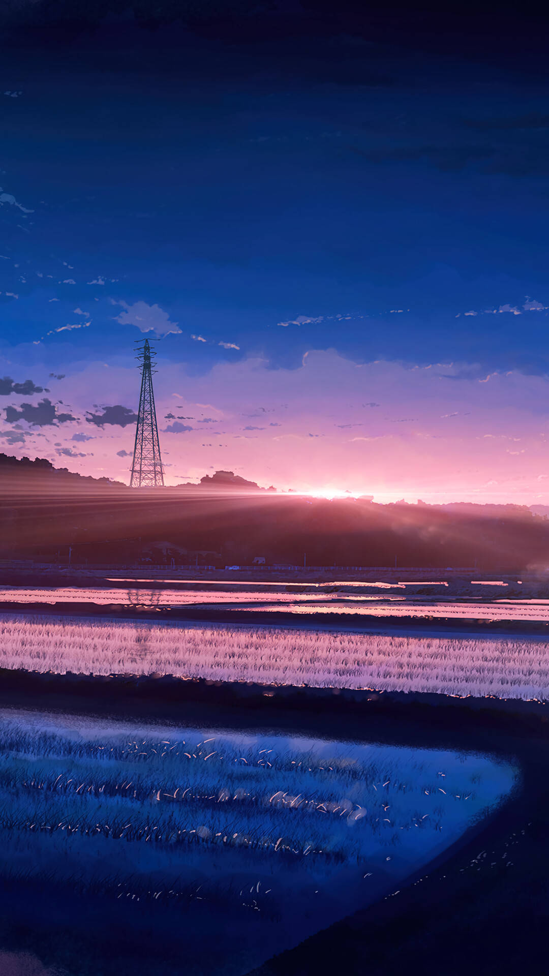 Japanese aesthetic, iPhone, pink sunlight, Full HD Phone Wallpaper