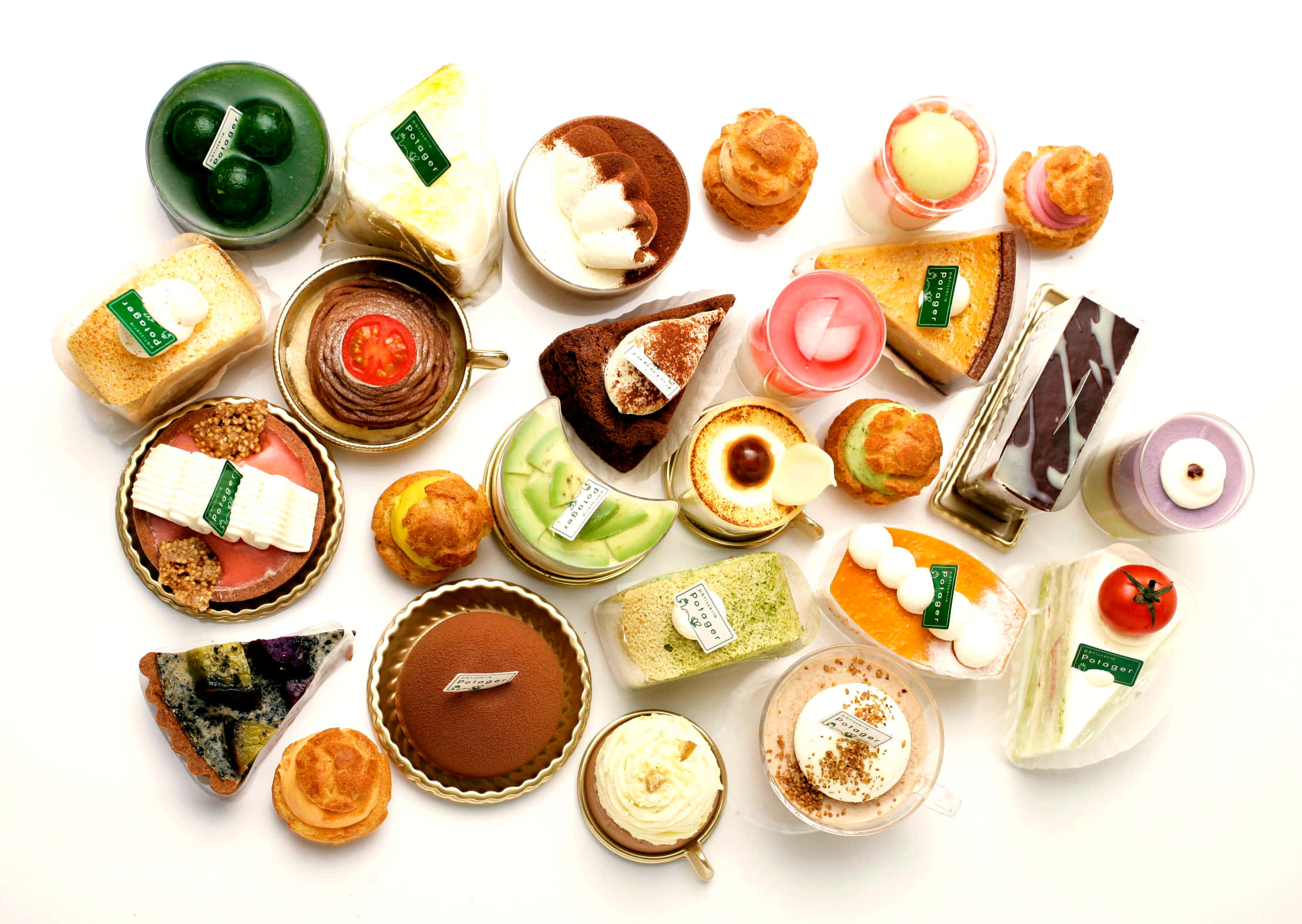 Japanese Sweets, Assorted Platter of Delicious Japanese Sweets, colorful containers, Full HD Desktop Wallpaper