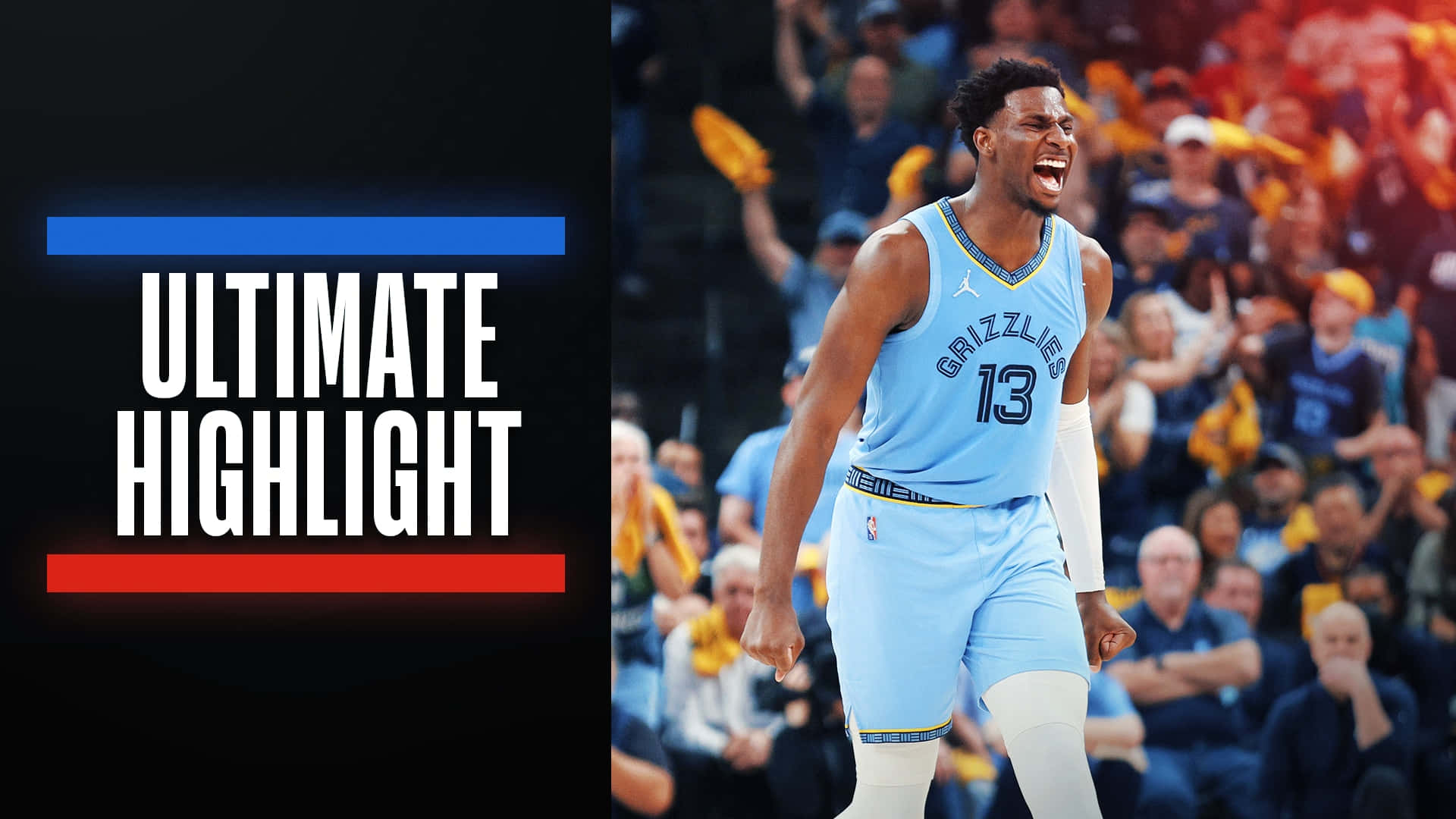 Jaren Jackson Jr., light blue Grizzlies jersey, court, Full HD Desktop Wallpaper