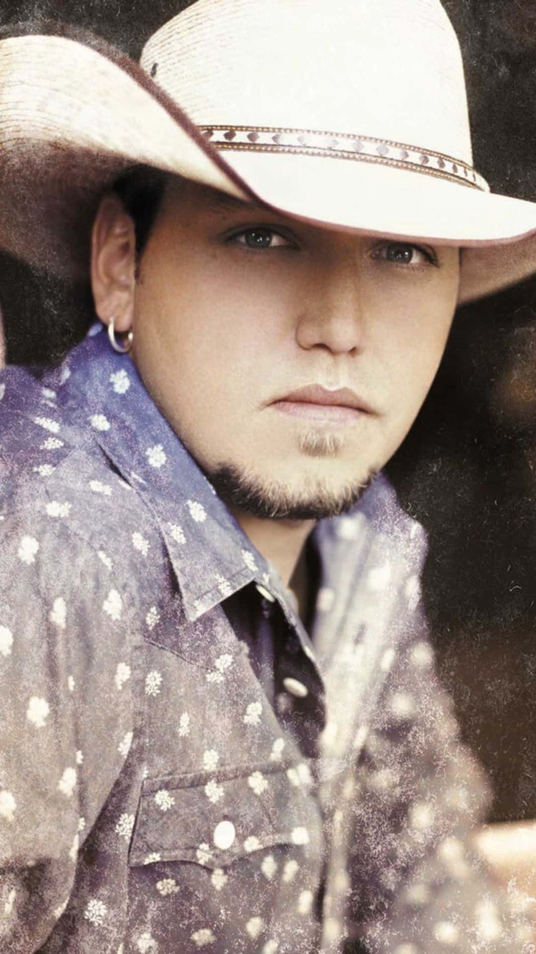 Jason Aldean, goatee, hoop earring, Full HD Phone Wallpaper