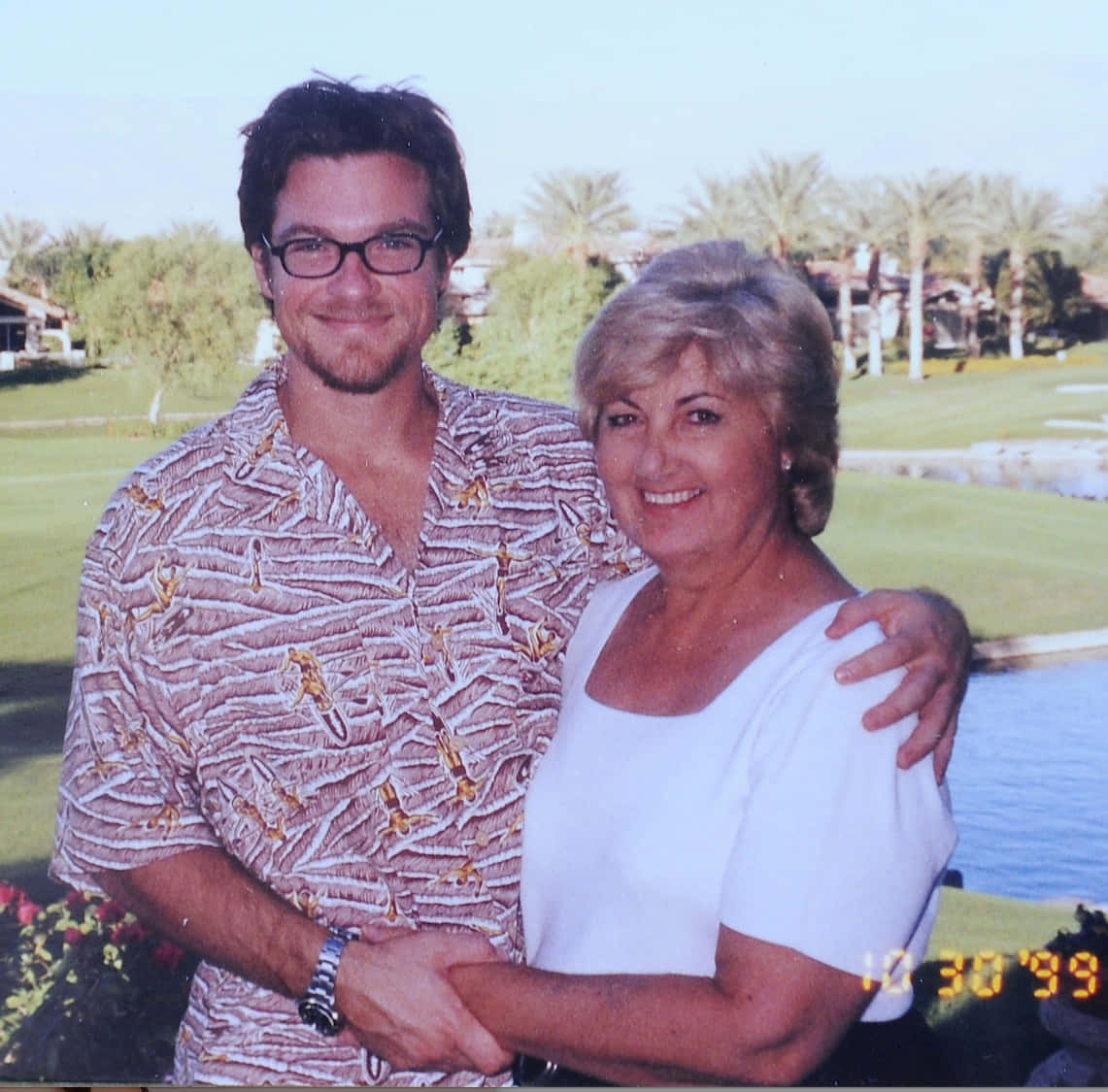 Jason Bateman, golf course, palm trees, SD Desktop Wallpaper
