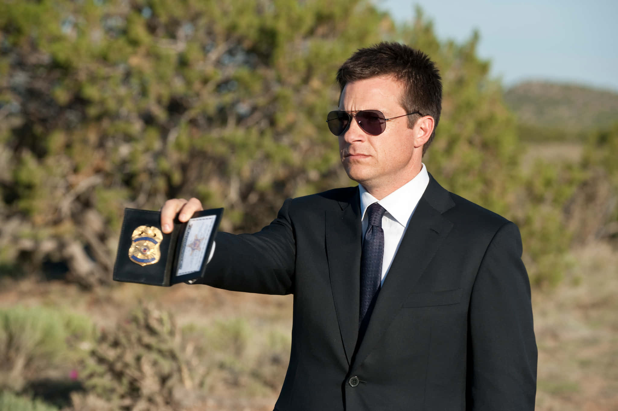 Jason Bateman, black suit, sunglasses, Full HD Desktop Wallpaper