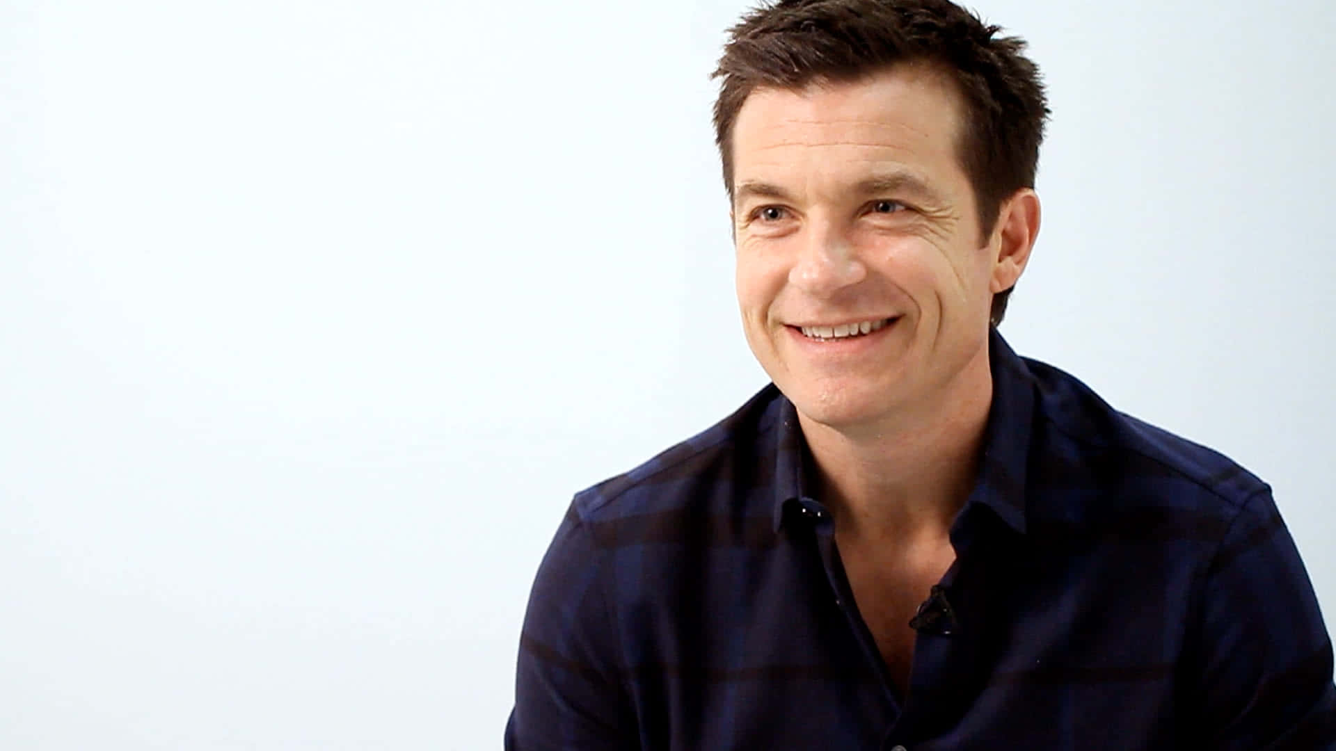 Jason Bateman, short dark hair, dark plaid shirt, Full HD Desktop Wallpaper