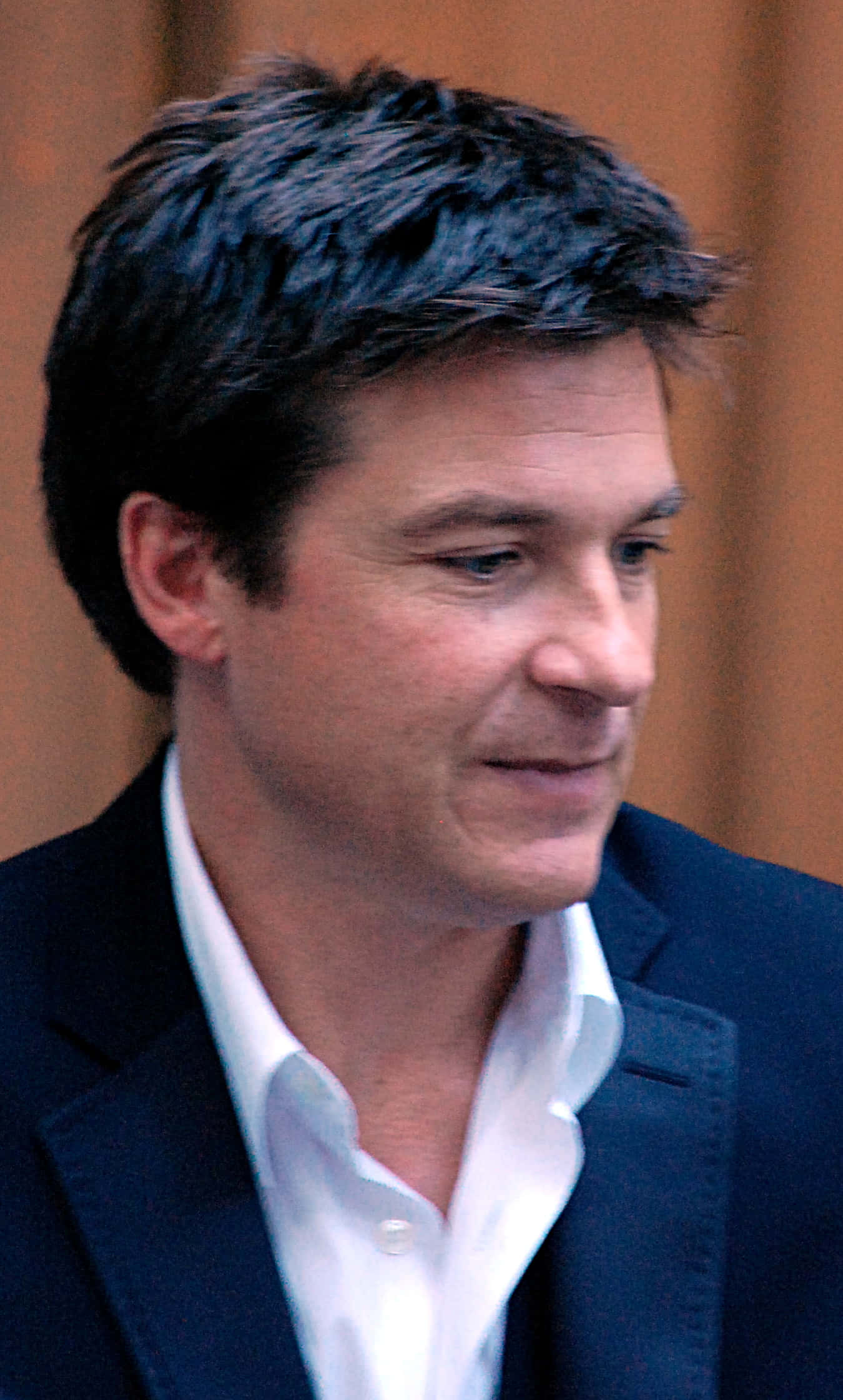 Jason Bateman, navy blazer, white shirt, Full HD Phone Wallpaper