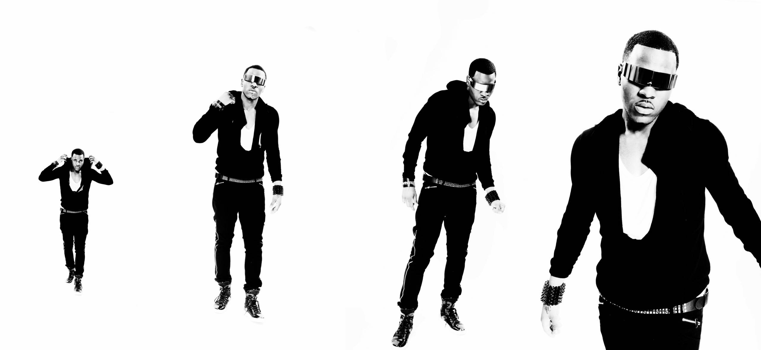 Jason Derulo, black outfit, futuristic glasses, 2K Desktop Wallpaper