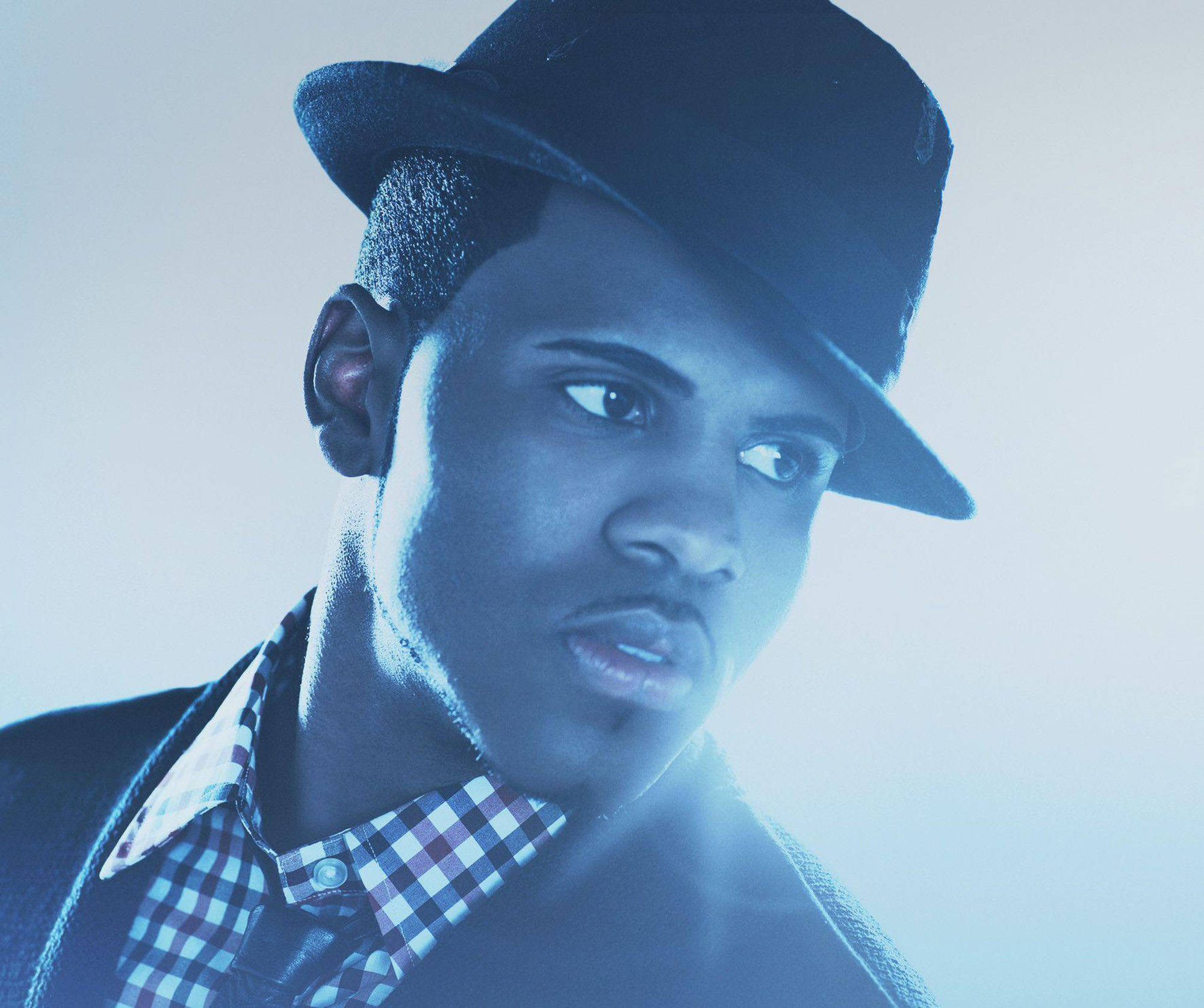 Jason Derulo, fedora, checkered shirt, Full HD Desktop Wallpaper