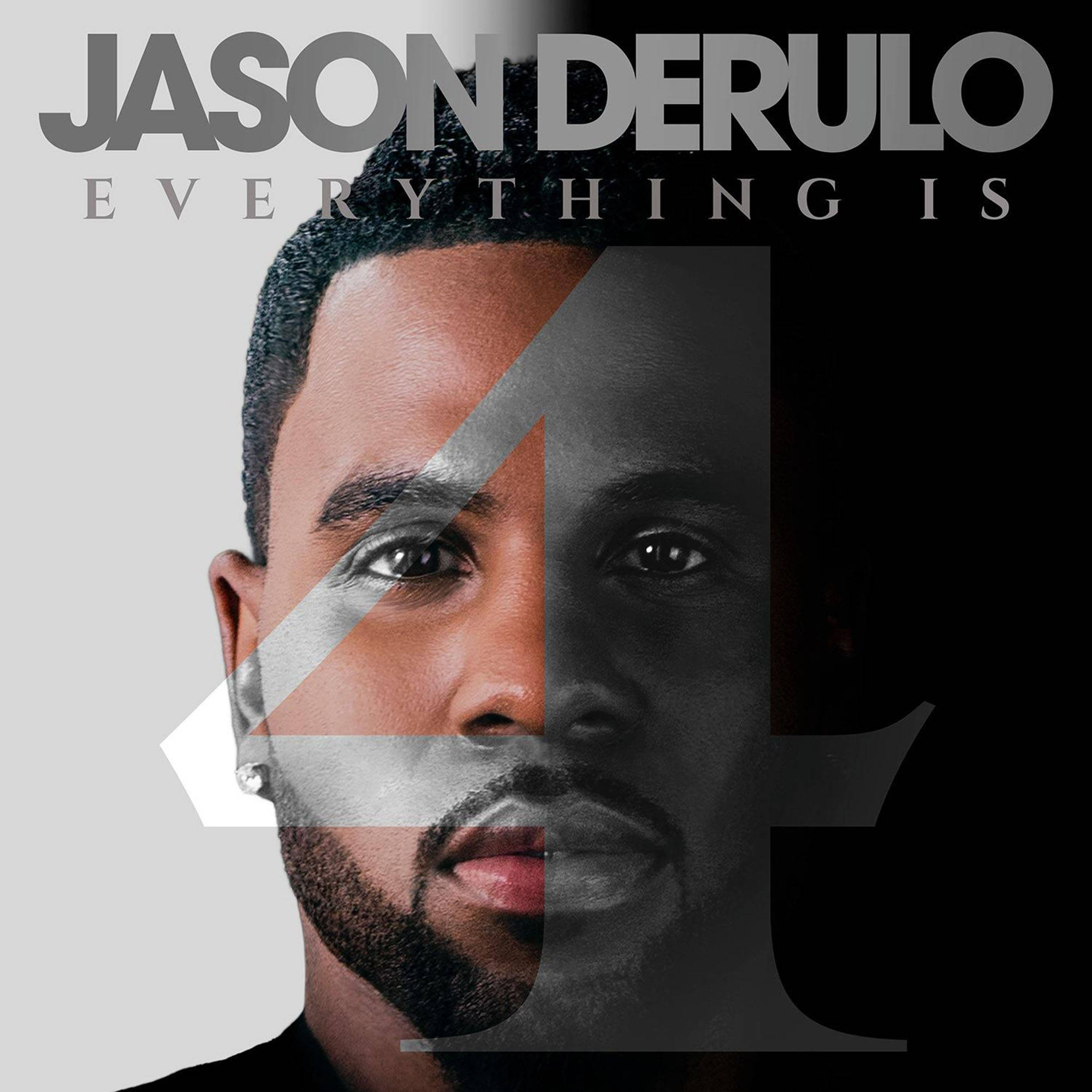 Jason Derulo, four poster, split-face portrait, Full HD Desktop Wallpaper