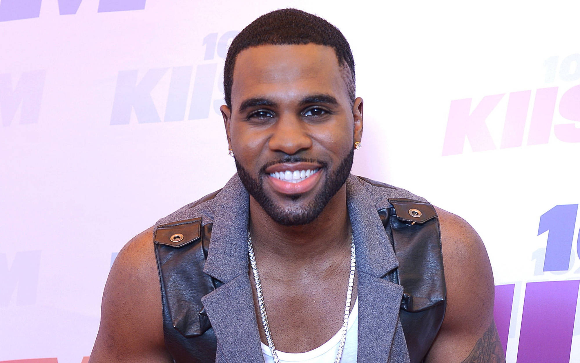 Jason Derulo, 2013 Wango Tango, leather vest, Full HD Desktop Wallpaper