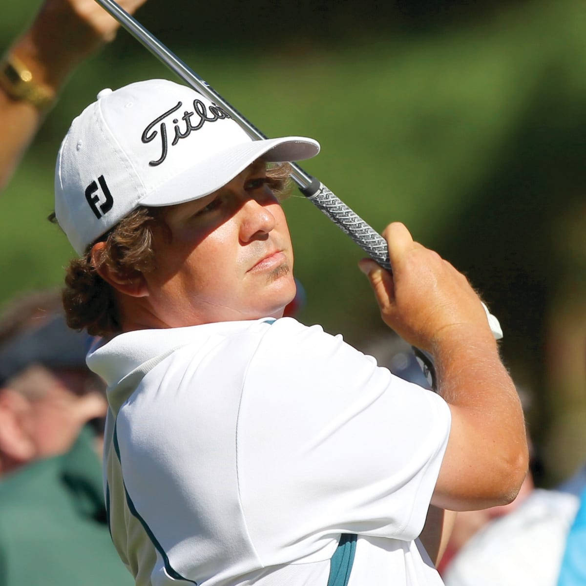 Jason Dufner, white cap, white shirt, SD Desktop Wallpaper