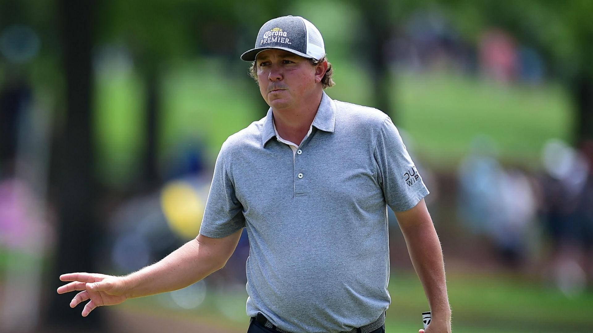 Jason Dufner, gray polo, cap, Full HD Desktop Wallpaper