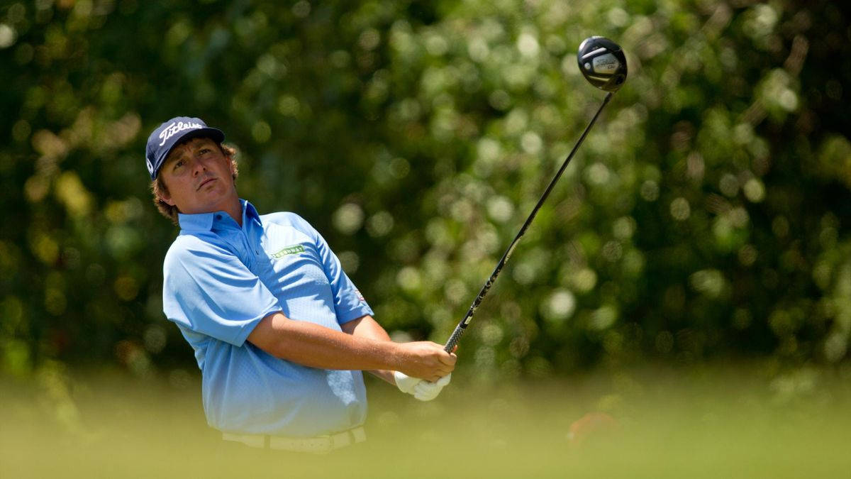 Jason Dufner, blue shirt, cap, SD Desktop Wallpaper