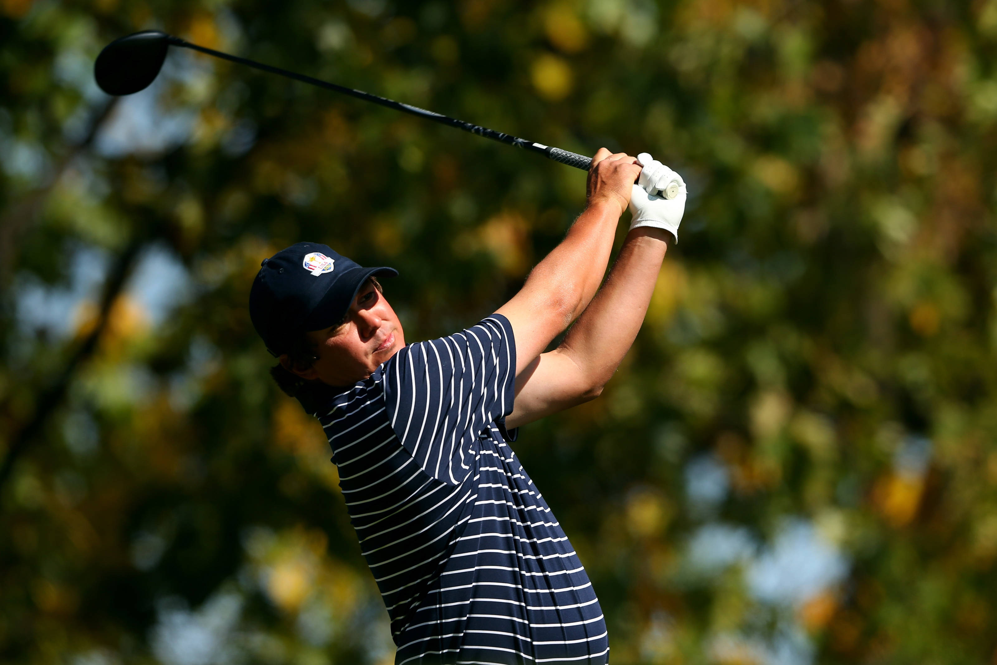 Jason Dufner, striped shirt, club, 2K Desktop Wallpaper