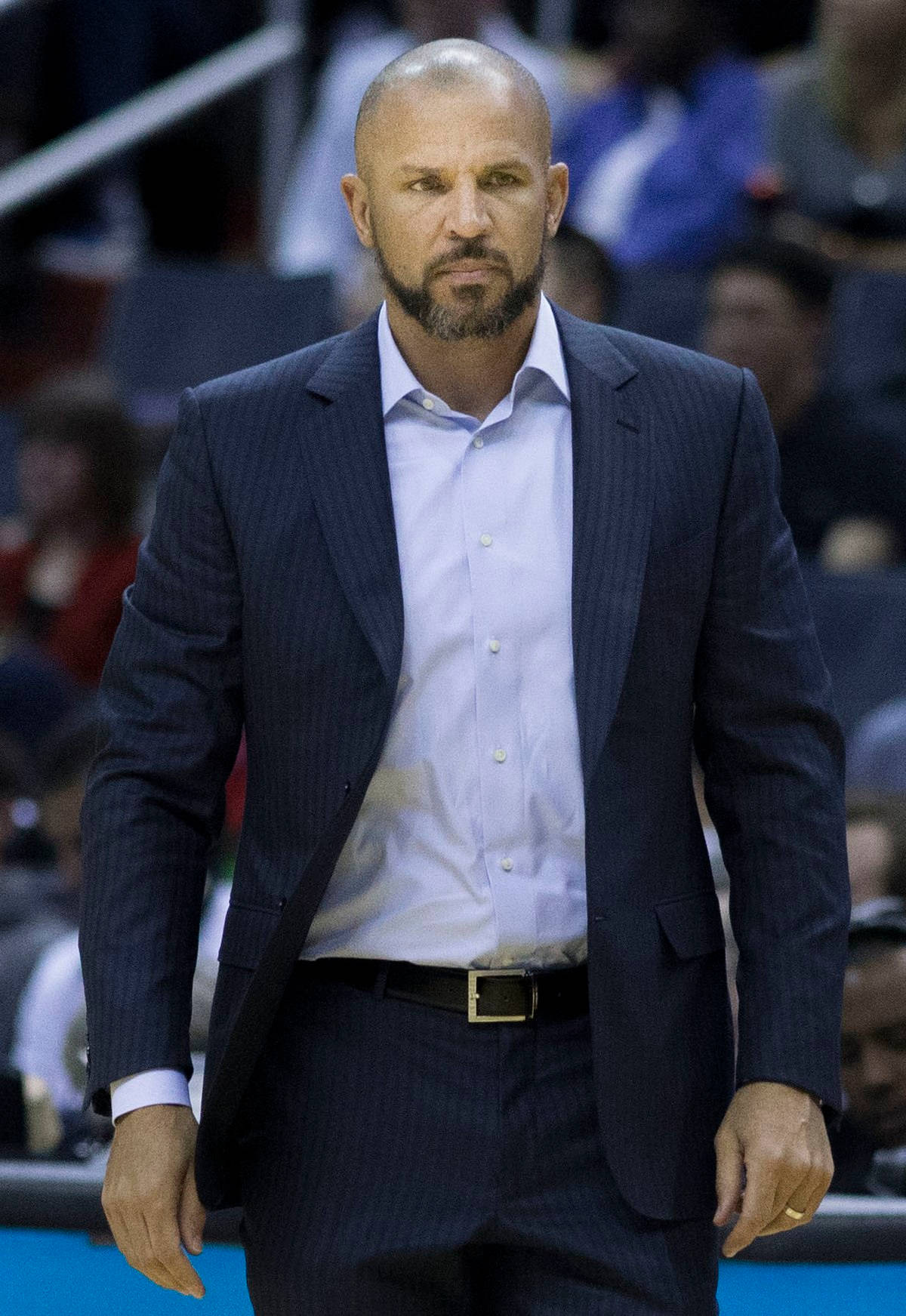 Jason Kidd, NBA Coach, dark pinstripe suit, HD Phone Wallpaper