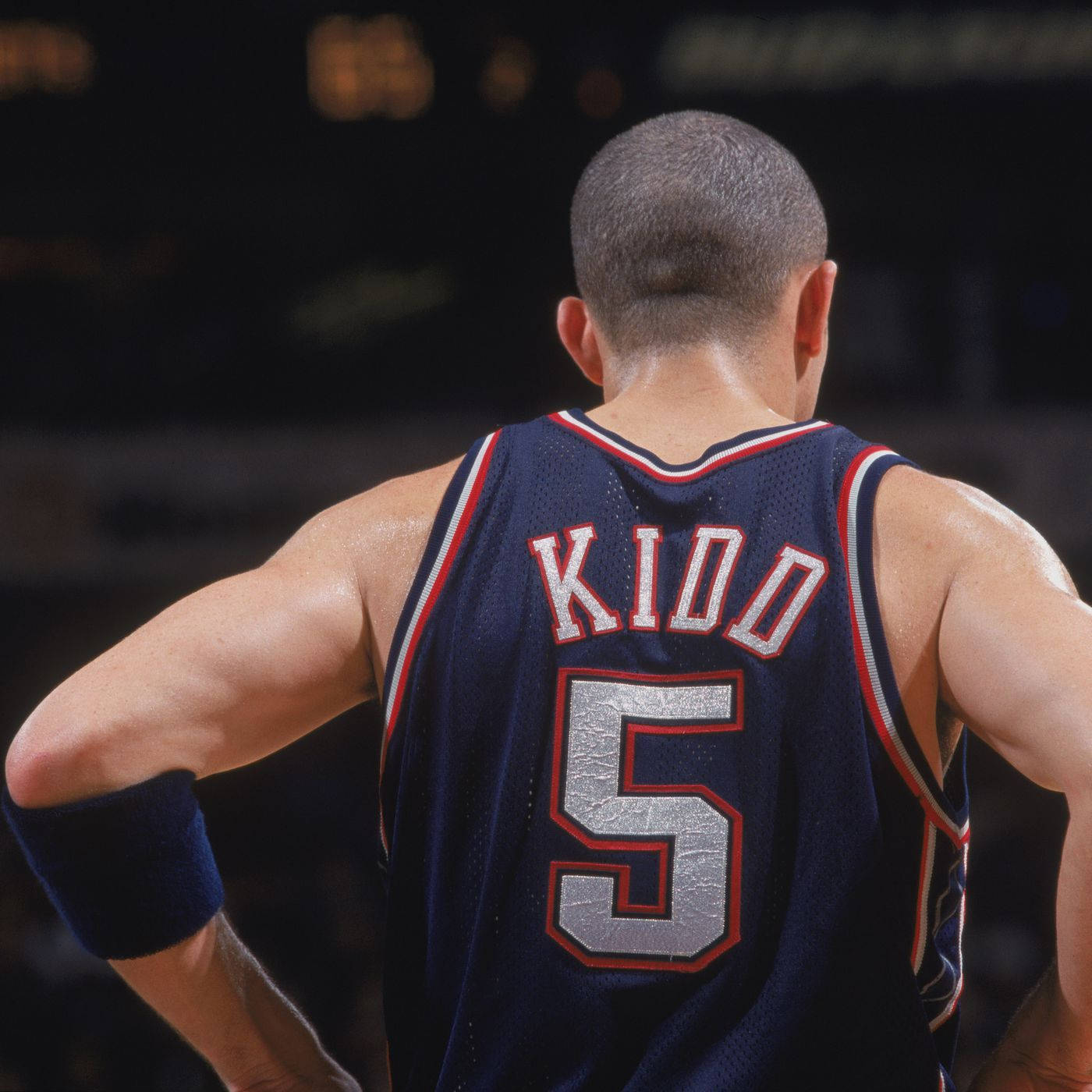 Jason Kidd, number 5, navy jersey, HD Desktop Wallpaper