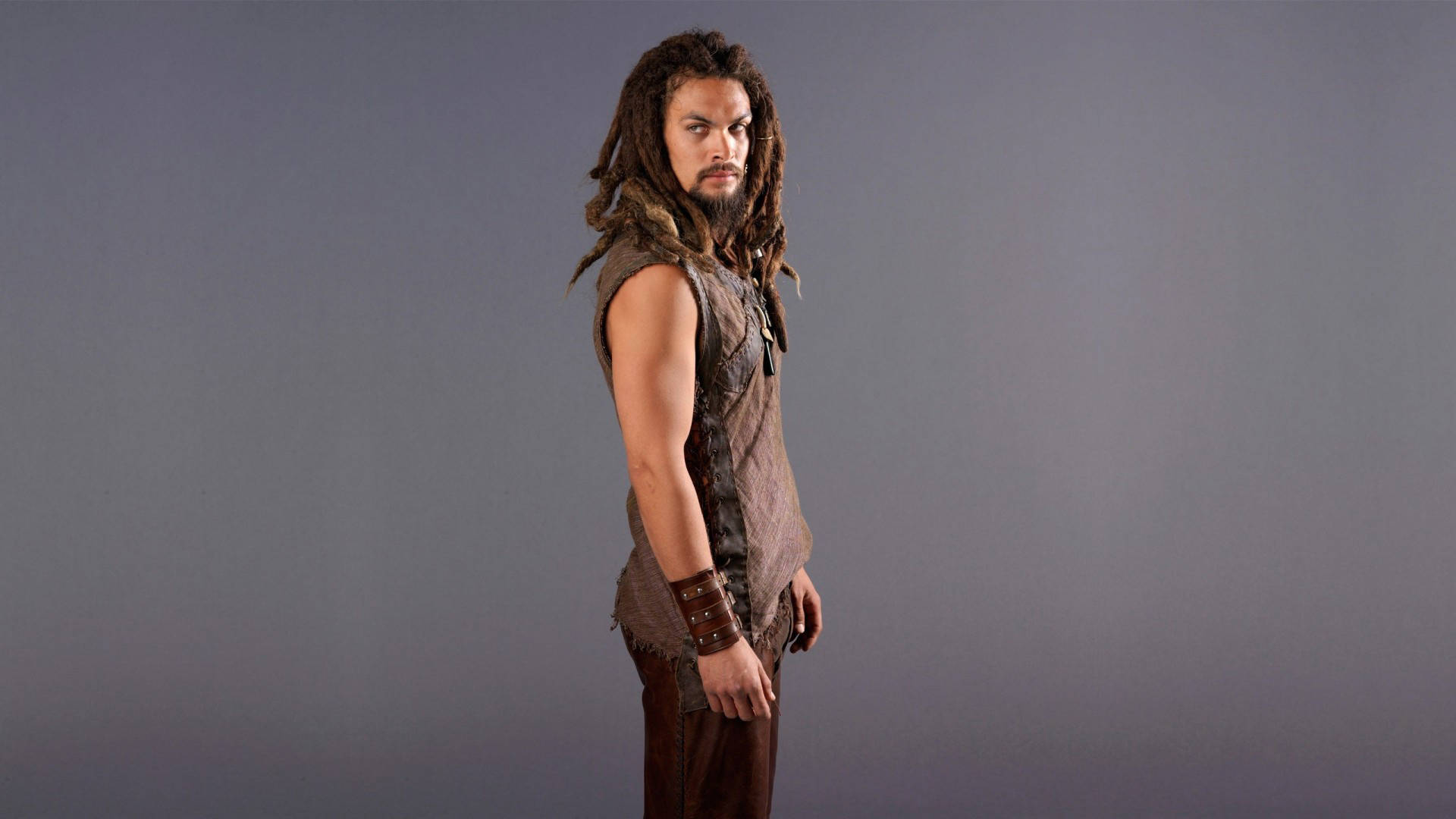 Jason Momoa, dreadlocks, beard, Full HD Desktop Wallpaper