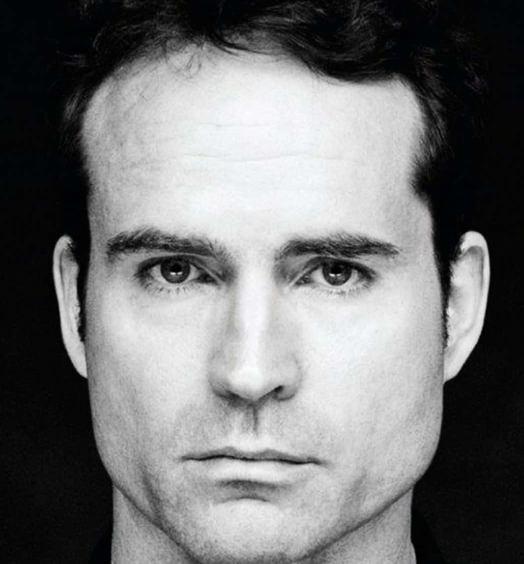Jason Patric, black and white, close-up portrait, SD Phone Wallpaper