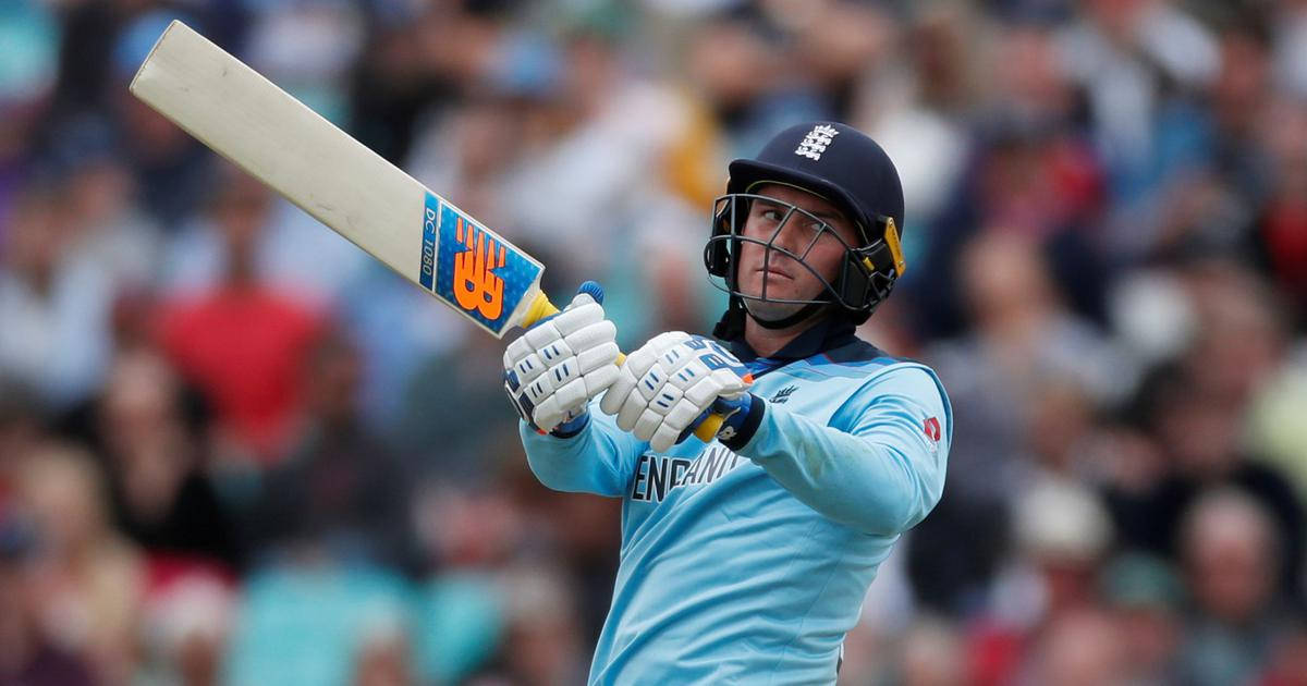 Jason Roy, wooden cricket bat, light blue uniform, SD Desktop Wallpaper
