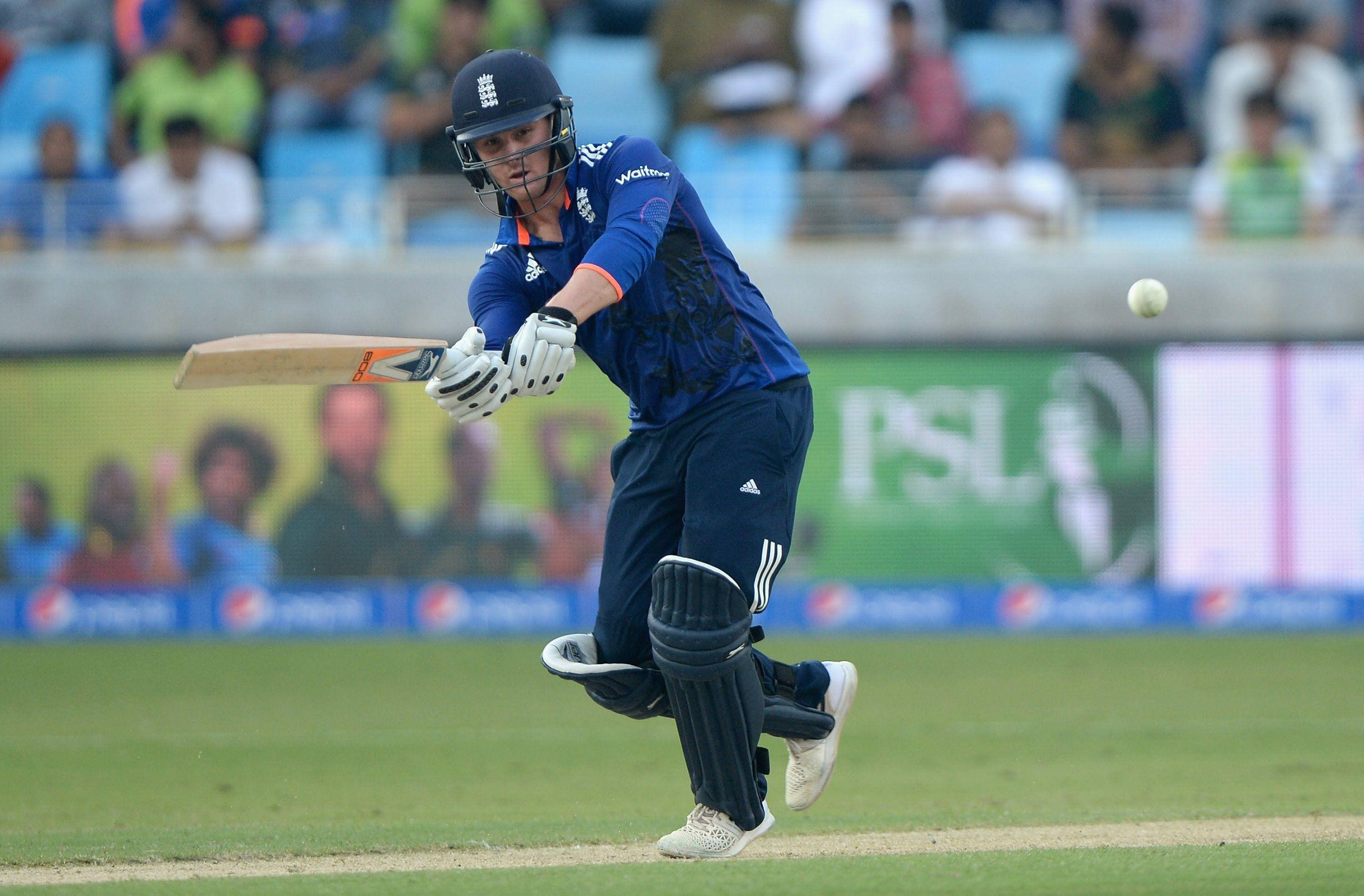 Jason Roy, blue uniform, white ball, 2K Desktop Wallpaper