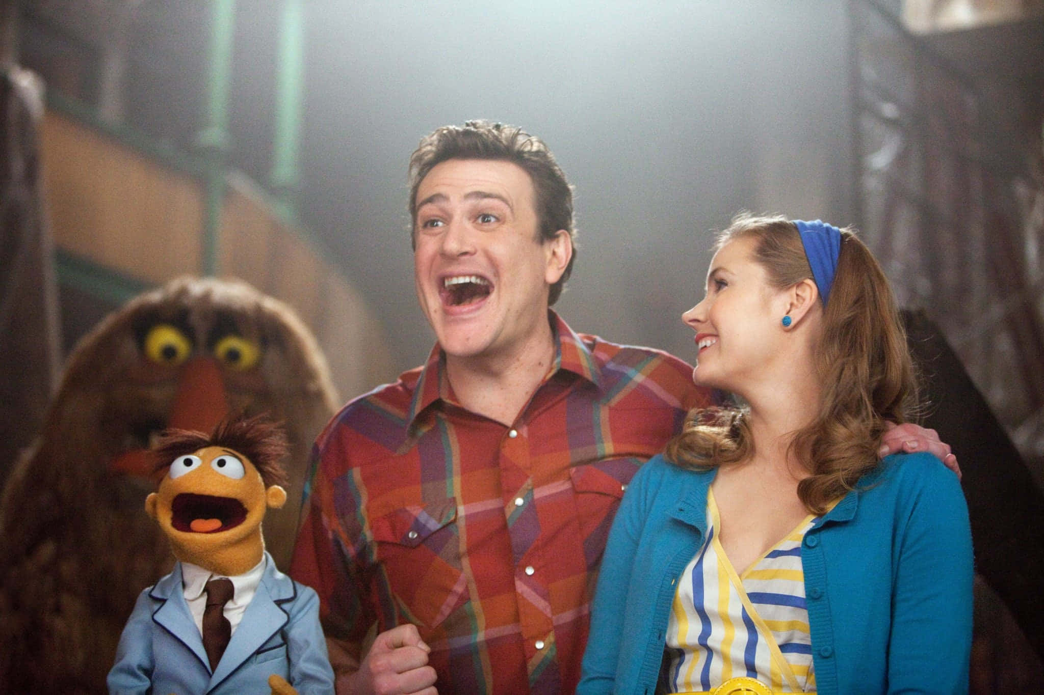 Jason Segel, theater stage, puppets, Full HD Desktop Wallpaper