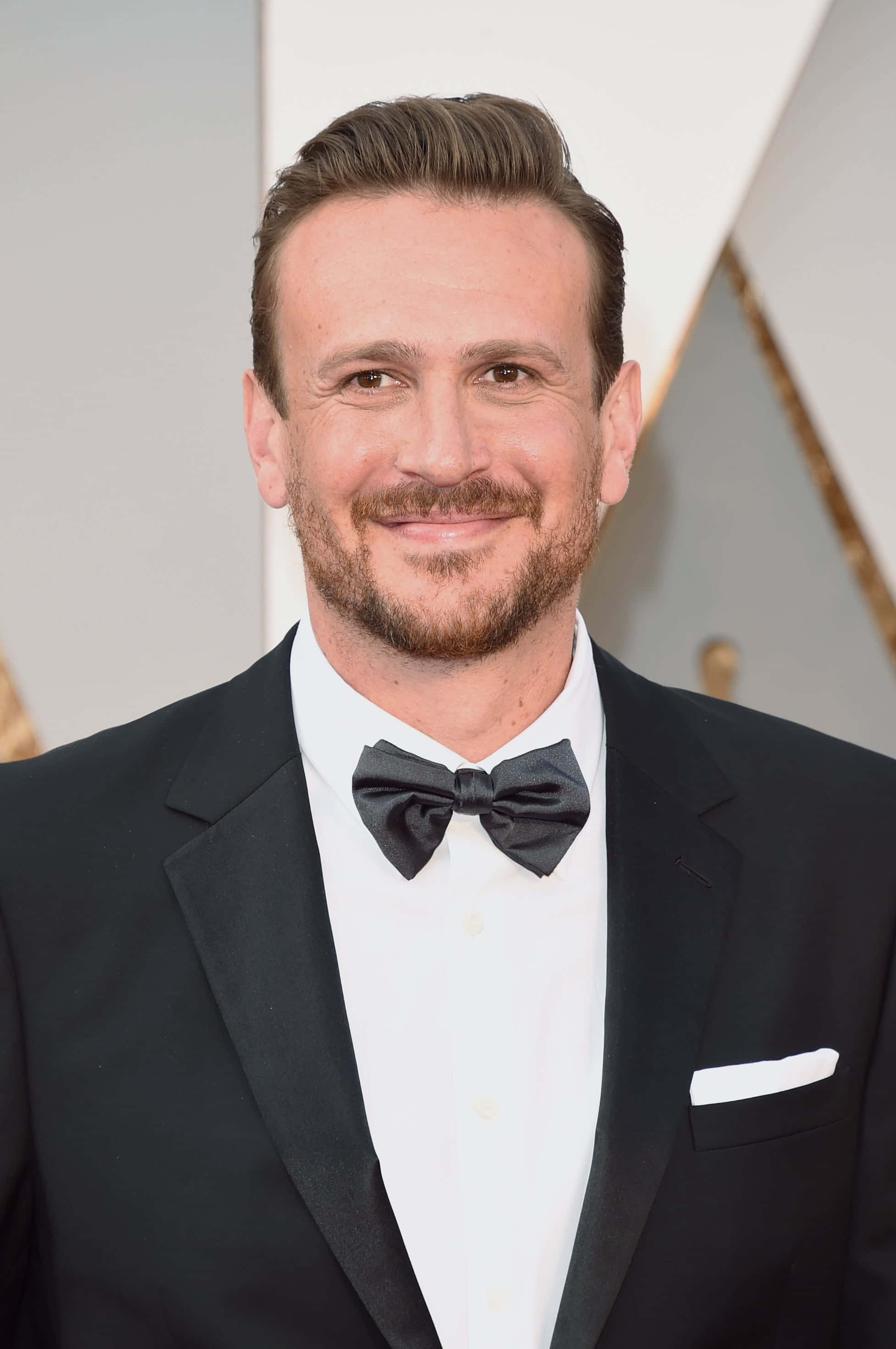 Jason Segel, black tuxedo, bow tie, 2K Phone Wallpaper