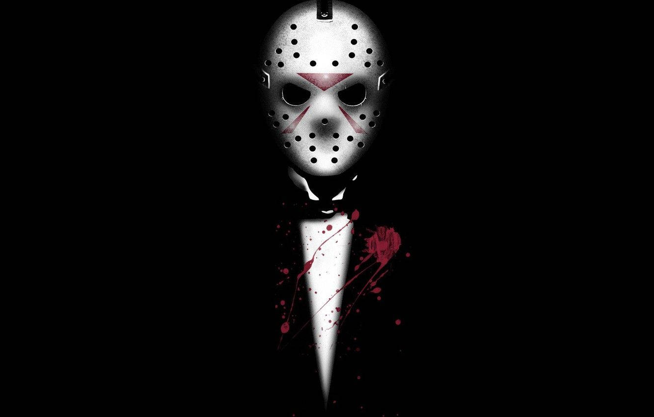 Jason Voorhees, hockey mask, tuxedo, HD Desktop Wallpaper