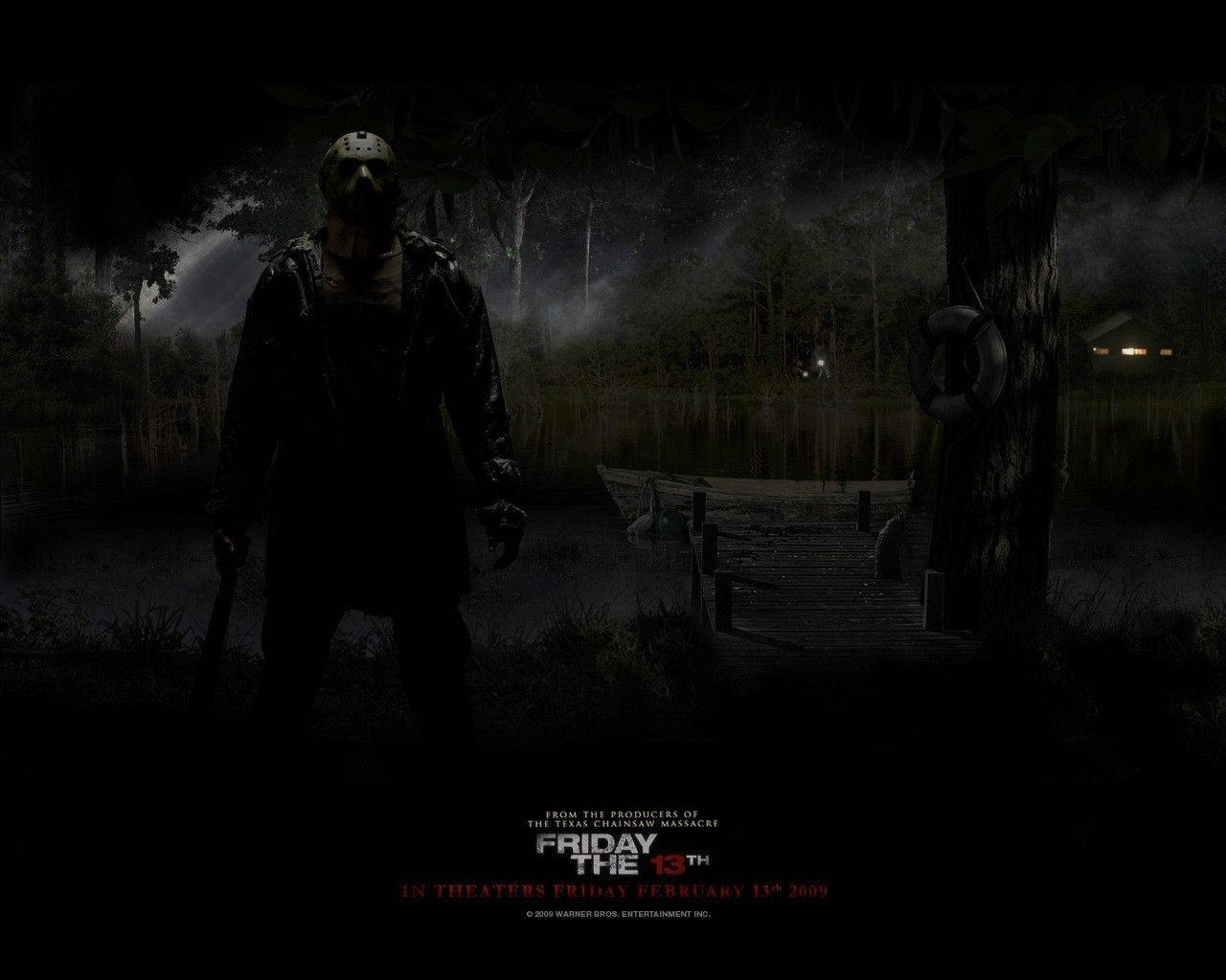 Jason Voorhees, Dark Lake, swamp, HD Desktop Wallpaper