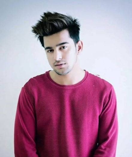 Jass Manak, red sweater, maroon sweater, SD Phone Wallpaper