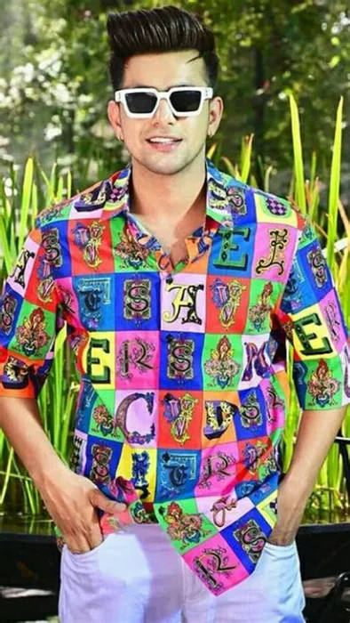 Jass Manak, colorful polo shirt, vibrant patchwork shirt, SD Phone Wallpaper