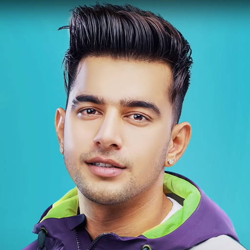 Jass Manak, teal background, purple and green hoodie, SD Desktop Wallpaper