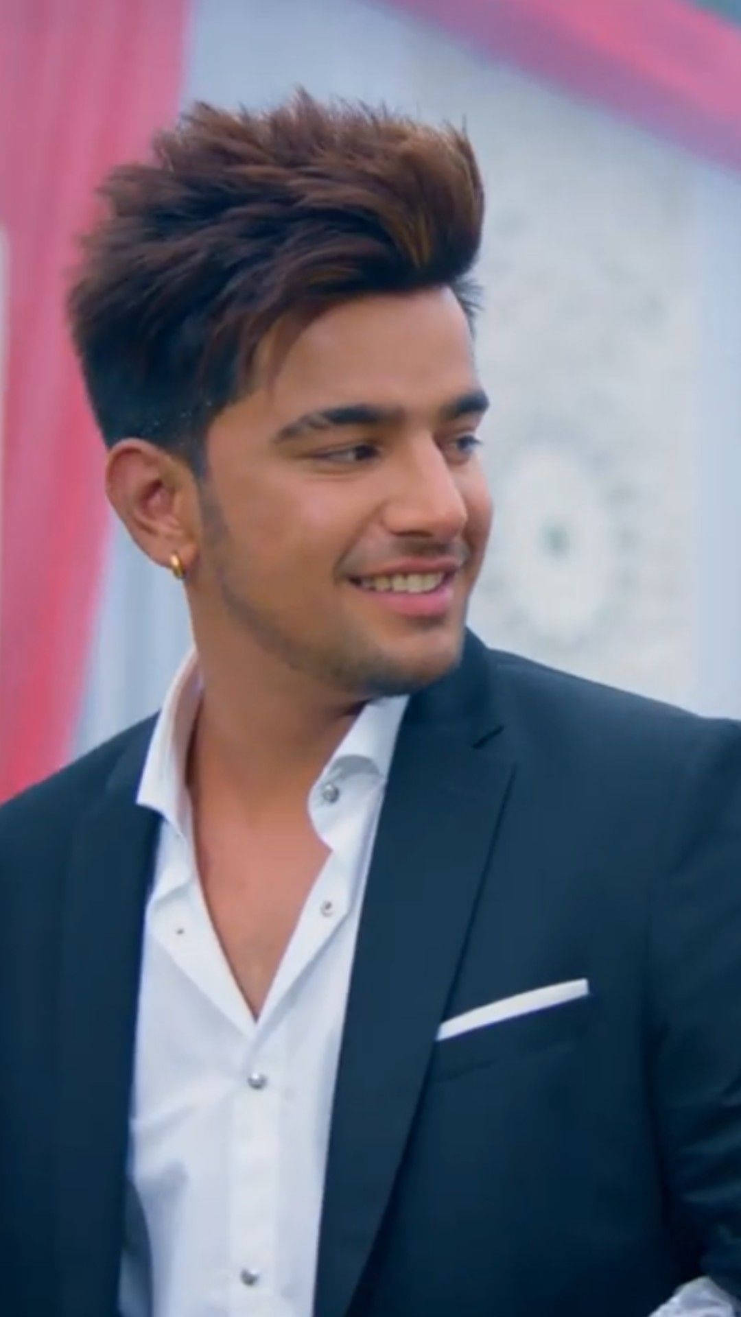Jass Manak, black suit, white shirt, Full HD Phone Wallpaper