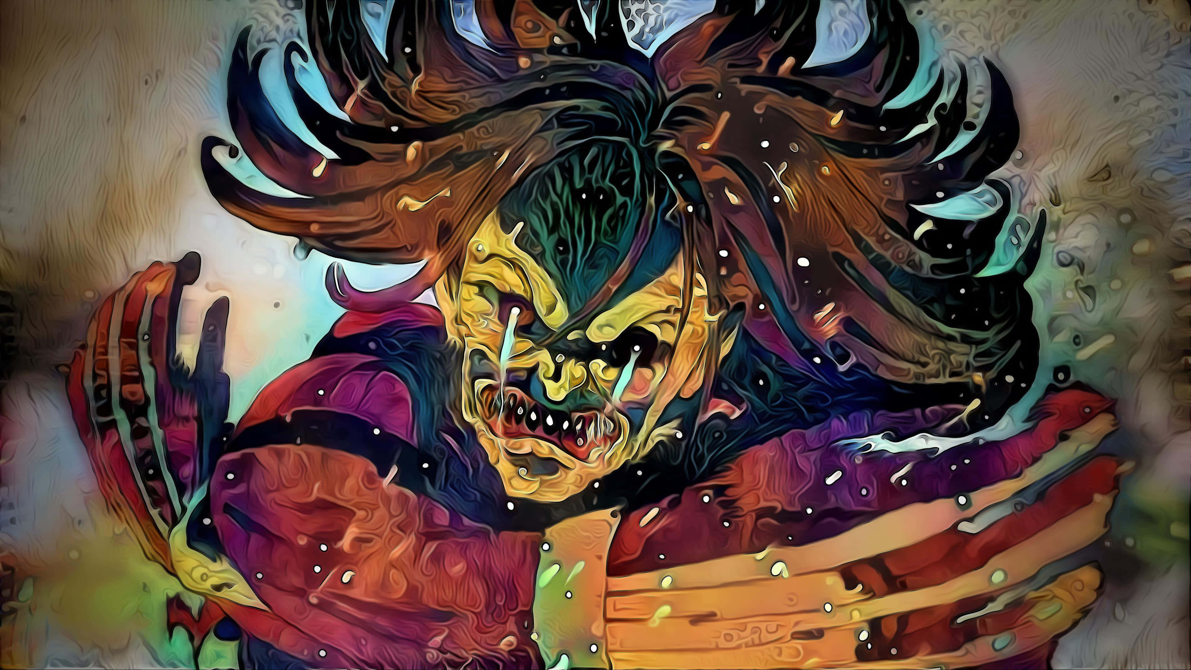 Jaw Titan, 3838 x 2160, roars, 2K Desktop Wallpaper