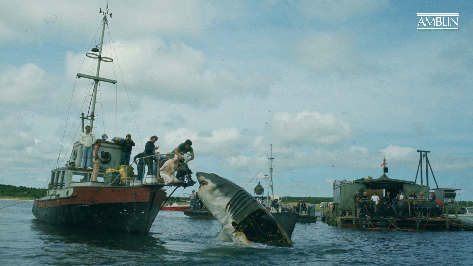 Jaws, 1975, great white shark, Full HD Desktop Wallpaper