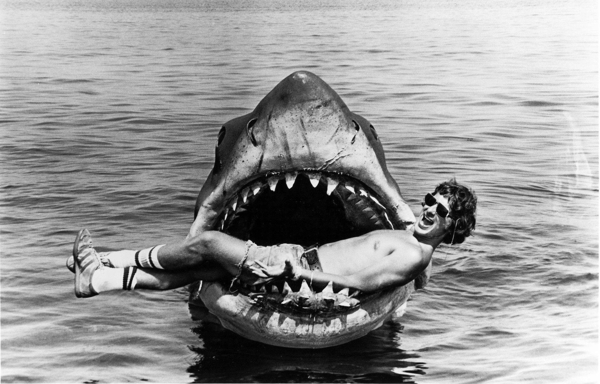 Jaws, shark, giant shark, Full HD Desktop Wallpaper