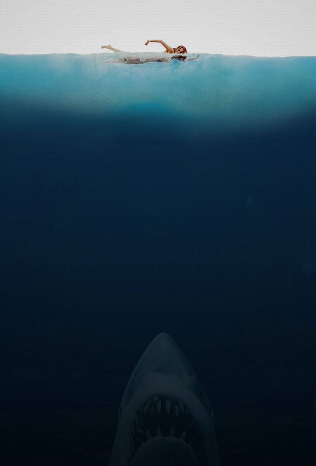 Jaws, classic horror movie, shark, HD Phone Wallpaper