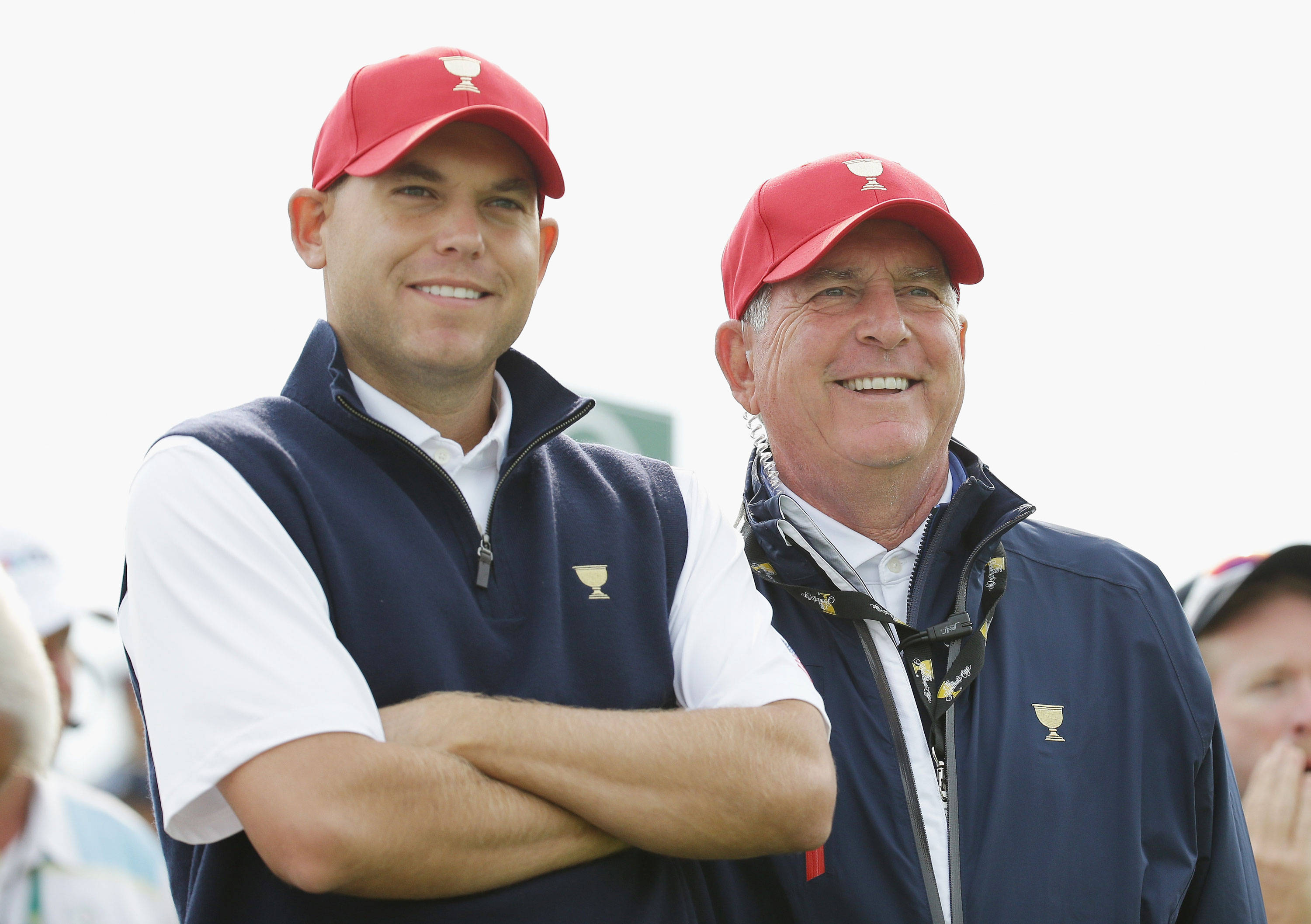 Jay Haas, son, red caps, 2K Desktop Wallpaper