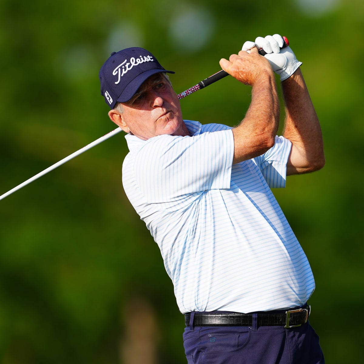 Jay Haas, blue cap, striped shirt, SD Desktop Wallpaper