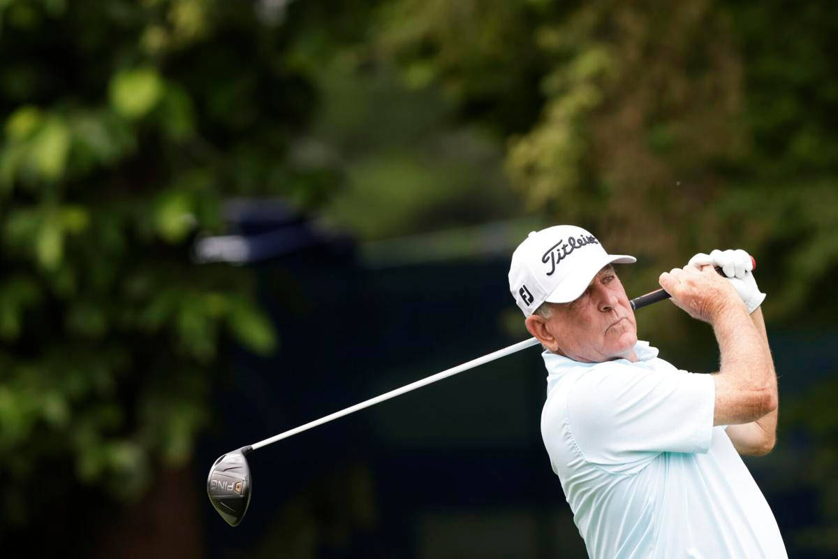 Jay Haas, golfer, white cap, SD Desktop Wallpaper