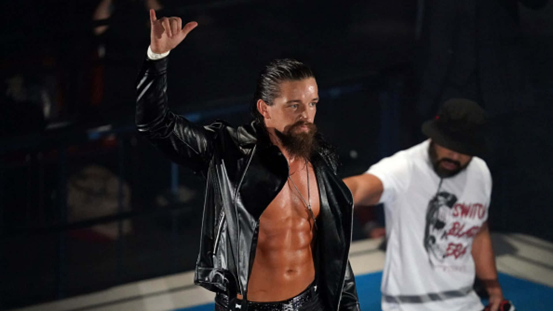 Jay White, ring, arena lights, Full HD Desktop Wallpaper